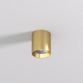DK2610-SB Накладной светильник SHINE TUBE со светодиодом, D70*H80, IP20, 3000К, 10W, RA?90, сатинированная латунь, алюминий в Покачах - pokachi.ok-mebel.com | фото 2