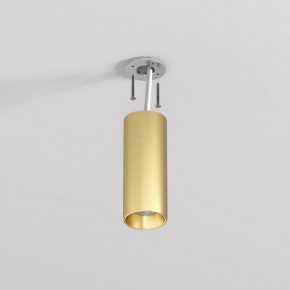DK2615-SB Накладной светильник SHINE TUBE со светодиодом, D45*H115, IP20, 3000К, 7W, RA?90, сатинированная латунь, алюминий в Покачах - pokachi.ok-mebel.com | фото 3