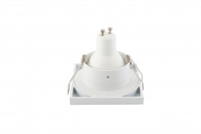 DK3014-WH Встраиваемый светильник влагозащ., IP 44, 50 Вт, GU10, белый, алюминий в Покачах - pokachi.ok-mebel.com | фото 5