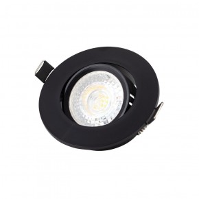 DK3020-BK Встраиваемый светильник, IP 20, 10 Вт, GU5.3, LED, черный, пластик в Покачах - pokachi.ok-mebel.com | фото
