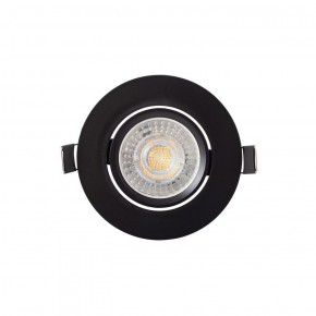 DK3020-BK Встраиваемый светильник, IP 20, 10 Вт, GU5.3, LED, черный, пластик в Покачах - pokachi.ok-mebel.com | фото 3
