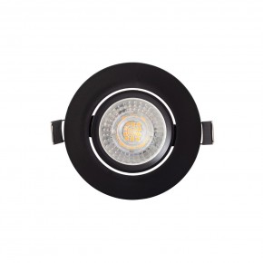DK3020-BK Встраиваемый светильник, IP 20, 10 Вт, GU5.3, LED, черный, пластик в Покачах - pokachi.ok-mebel.com | фото