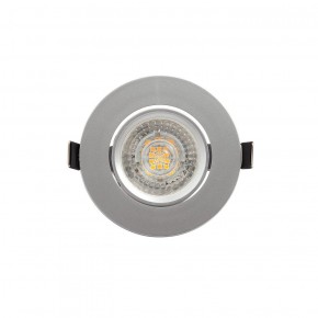 DK3020-CM Встраиваемый светильник, IP 20, 10 Вт, GU5.3, LED, серый, пластик в Покачах - pokachi.ok-mebel.com | фото