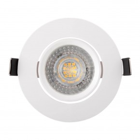 DK3020-WH Встраиваемый светильник, IP 20, 10 Вт, GU5.3, LED, белый, пластик в Покачах - pokachi.ok-mebel.com | фото