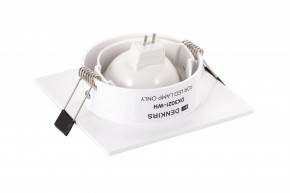 DK3021-WH Встраиваемый светильник, IP 20, 10 Вт, GU5.3, LED, белый, пластик в Покачах - pokachi.ok-mebel.com | фото 4