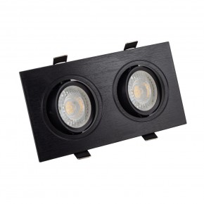 DK3022-BK Встраиваемый светильник, IP 20, 10 Вт, GU5.3, LED, черный, пластик в Покачах - pokachi.ok-mebel.com | фото