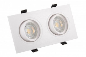 DK3022-WH Встраиваемый светильник, IP 20, 10 Вт, GU5.3, LED, белый, пластик в Покачах - pokachi.ok-mebel.com | фото