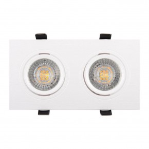 DK3022-WH Встраиваемый светильник, IP 20, 10 Вт, GU5.3, LED, белый, пластик в Покачах - pokachi.ok-mebel.com | фото 2