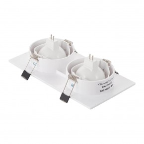DK3022-WH Встраиваемый светильник, IP 20, 10 Вт, GU5.3, LED, белый, пластик в Покачах - pokachi.ok-mebel.com | фото 3