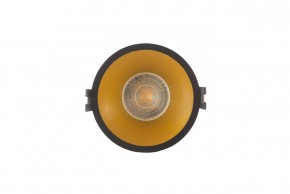 DK3026-BG Встраиваемый светильник, IP 20, 10 Вт, GU5.3, LED, черный/золотой, пластик в Покачах - pokachi.ok-mebel.com | фото