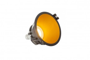 DK3026-BG Встраиваемый светильник, IP 20, 10 Вт, GU5.3, LED, черный/золотой, пластик в Покачах - pokachi.ok-mebel.com | фото 3