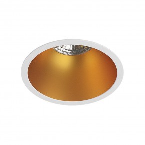 DK3026-WG Встраиваемый светильник, IP 20, 10 Вт, GU5.3, LED, белый/золотой, пластик в Покачах - pokachi.ok-mebel.com | фото