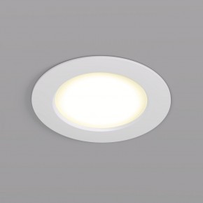 DK3046-WH Встраиваемый светильник, IP 20, 5Вт, LED, белый, пластик в Покачах - pokachi.ok-mebel.com | фото