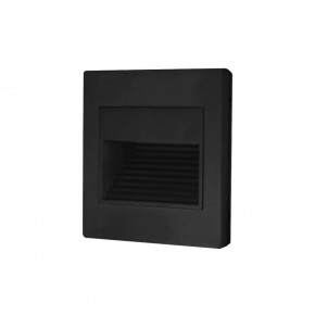 DK3050-BK Светильник встраиваемый в стену, IP 20, LED 3000, 1 Вт, черный пластик в Покачах - pokachi.ok-mebel.com | фото