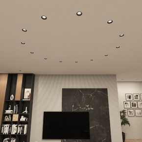 DK3055-BK Встраиваемый светильник, IP 20, 10 Вт, GU5.3, LED, черный, пластик в Покачах - pokachi.ok-mebel.com | фото 3
