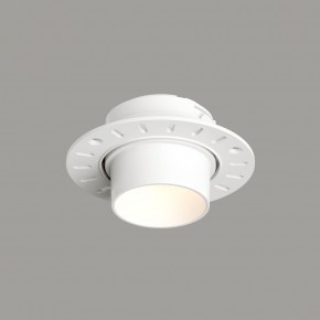 DK3056-WH Встраиваемый светильник под шпатлевку, IP20, до 15 Вт, LED, GU5,3, белый, пластик в Покачах - pokachi.ok-mebel.com | фото