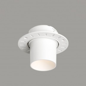 DK3057-WH Встраиваемый светильник под шпатлевку, IP20, до 15 Вт, LED, GU5,3, белый, пластик в Покачах - pokachi.ok-mebel.com | фото 1