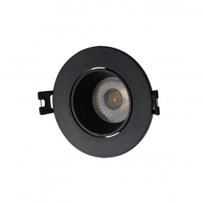 DK3061-BK Встраиваемый светильник, IP 20, 10 Вт, GU5.3, LED, черный/черный, пластик в Покачах - pokachi.ok-mebel.com | фото