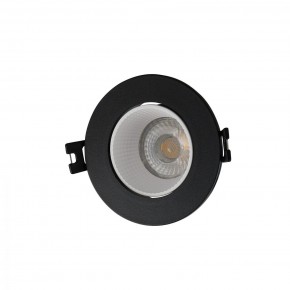 DK3061-BK+WH Встраиваемый светильник, IP 20, 10 Вт, GU5.3, LED, черный/белый, пластик в Покачах - pokachi.ok-mebel.com | фото