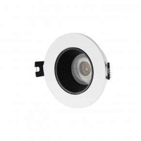 DK3061-WH+BK Встраиваемый светильник, IP 20, 10 Вт, GU5.3, LED, белый/черный, пластик в Покачах - pokachi.ok-mebel.com | фото