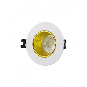 DK3061-WH+YE Встраиваемый светильник, IP 20, 10 Вт, GU5.3, LED, белый/желтый, пластик в Покачах - pokachi.ok-mebel.com | фото