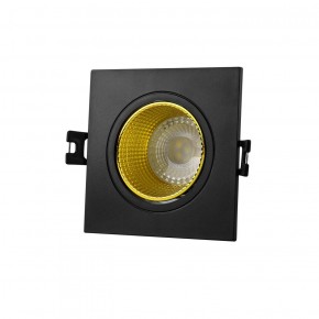 DK3071-BK+YE Встраиваемый светильник, IP 20, 10 Вт, GU5.3, LED, черный/желтый, пластик в Покачах - pokachi.ok-mebel.com | фото