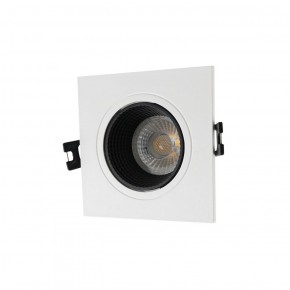 DK3071-WH+BK Встраиваемый светильник, IP 20, 10 Вт, GU5.3, LED, белый/черный, пластик в Покачах - pokachi.ok-mebel.com | фото