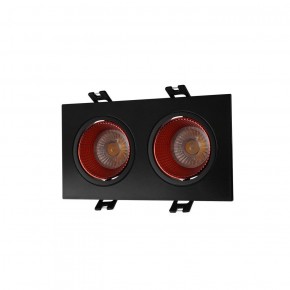 DK3072-BK+RD Встраиваемый светильник, IP 20, 10 Вт, GU5.3, LED, черный/красный, пластик в Покачах - pokachi.ok-mebel.com | фото