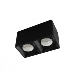 DK3085-BK+CH Светильник накладной IP 20, 10 Вт, GU5.3, LED, черный/хром, пластик в Покачах - pokachi.ok-mebel.com | фото