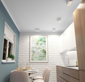 DK3085-WH+BR Светильник накладной IP 20, 10 Вт, GU5.3, LED, белый/бронзовый, пластик в Покачах - pokachi.ok-mebel.com | фото 2
