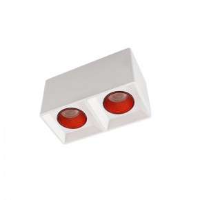 DK3085-WH+RD Светильник накладной IP 20, 10 Вт, GU5.3, LED, белый/красный, пластик в Покачах - pokachi.ok-mebel.com | фото