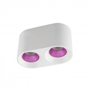 DK3096-WH+PI Светильник накладной IP 20, 10 Вт, GU5.3, LED, белый/розовый, пластик в Покачах - pokachi.ok-mebel.com | фото