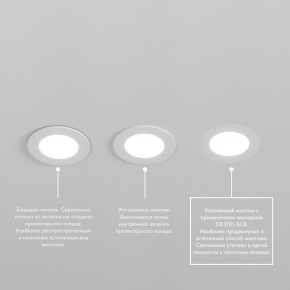 DK3101-WH Встраиваемый влагозащищенный светильник, IP65, до 10 Вт, LED, GU5,3, белый в Покачах - pokachi.ok-mebel.com | фото 6