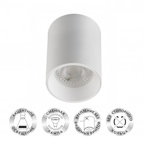 DK3110-WH Светильник накладной IP 20, 10 Вт, GU5.3, LED, белый, пластик в Покачах - pokachi.ok-mebel.com | фото
