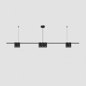 DK4063-BK Подвесной светильник ORBIT, IP20, 7xGU10 LED до 15 Вт, черный матовый, алюминий в Покачах - pokachi.ok-mebel.com | фото 2