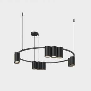 DK4065-BK Подвесной светильник ORBIT, IP20, 10xGU10 LED до 15 Вт, черный матовый, алюминий в Покачах - pokachi.ok-mebel.com | фото