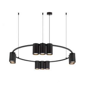 DK4065-BK Подвесной светильник ORBIT, IP20, 10xGU10 LED до 15 Вт, черный матовый, алюминий в Покачах - pokachi.ok-mebel.com | фото 3