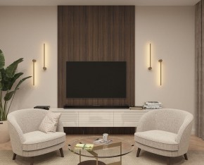 DK5010-SG Бра 600 мм, 3000К, IP20, 5 Вт, матовое золото в Покачах - pokachi.ok-mebel.com | фото 5