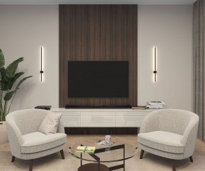 DK5012-BK Бра 800 мм, 3000К, IP20, 7 Вт, черный, алюминий в Покачах - pokachi.ok-mebel.com | фото 5