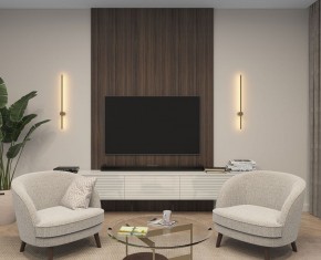 DK5012-SG Бра 800 мм, 3000К, IP20,7 Вт, матовое золото в Покачах - pokachi.ok-mebel.com | фото 5
