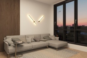 DK5012-SG Бра 800 мм, 3000К, IP20,7 Вт, матовое золото в Покачах - pokachi.ok-mebel.com | фото 7