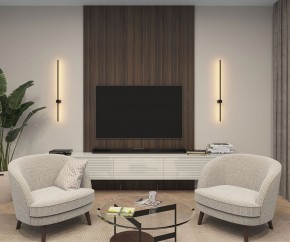 DK5014-BK Бра 1000 мм, 3000К, IP20, 12 Вт, черный, алюминий в Покачах - pokachi.ok-mebel.com | фото 5