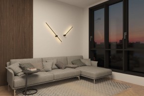 DK5014-BK Бра 1000 мм, 3000К, IP20, 12 Вт, черный, алюминий в Покачах - pokachi.ok-mebel.com | фото 7