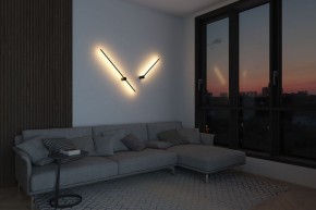 DK5014-BK Бра 1000 мм, 3000К, IP20, 12 Вт, черный, алюминий в Покачах - pokachi.ok-mebel.com | фото 8