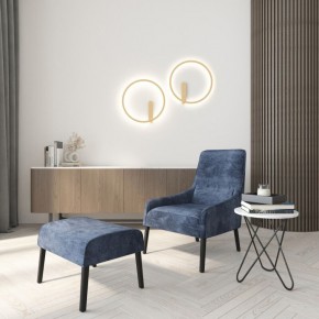 DK5035-SG Бра ROUND со светодиодом, IP20, 24W, 3000/4000/6500K, матовое золото, алюминий в Покачах - pokachi.ok-mebel.com | фото 7