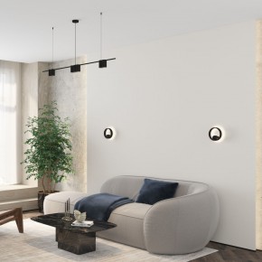 DK5060-BK Бра ORBIT, IP20, 3000К, LED, 10 Вт, черный матовый, алюминий в Покачах - pokachi.ok-mebel.com | фото 5