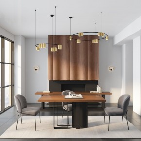 DK5060-BK+SG Бра ORBIT, IP20, 3000К, LED, 10 Вт, черный + сатинированное золото, алюминий в Покачах - pokachi.ok-mebel.com | фото 6