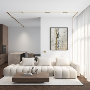 DK5072-SB Бра SHINE WALL со светодиодом, D104*H68, IP20, 3000К, 3W, RA?90, сатинированная латунь, алюминий в Покачах - pokachi.ok-mebel.com | фото 6