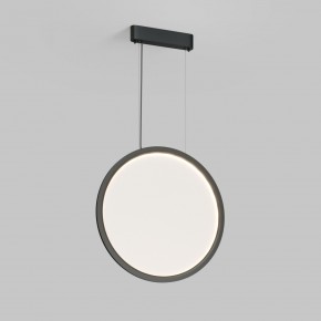 DK6606-BK Подвесной вертикальный светильник Veil со светодиодом H1700 d600 220V 48W 3000-6000K IP20 черный алюминий в Покачах - pokachi.ok-mebel.com | фото