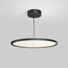 DK6616-BK Подвесной горизонтальный светильник Veil со светодиодом H900 d600 220V 48W 3000-6000K IP20 черный алюминий в Покачах - pokachi.ok-mebel.com | фото